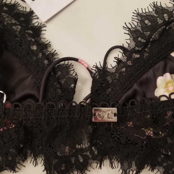 For Love and Lemons Melrose Floral Bralette NWOT - Picture 8 of 15
